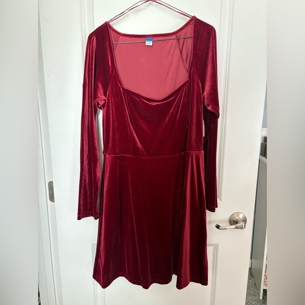 Old Navy Women's Long Sleeve Dress - Red